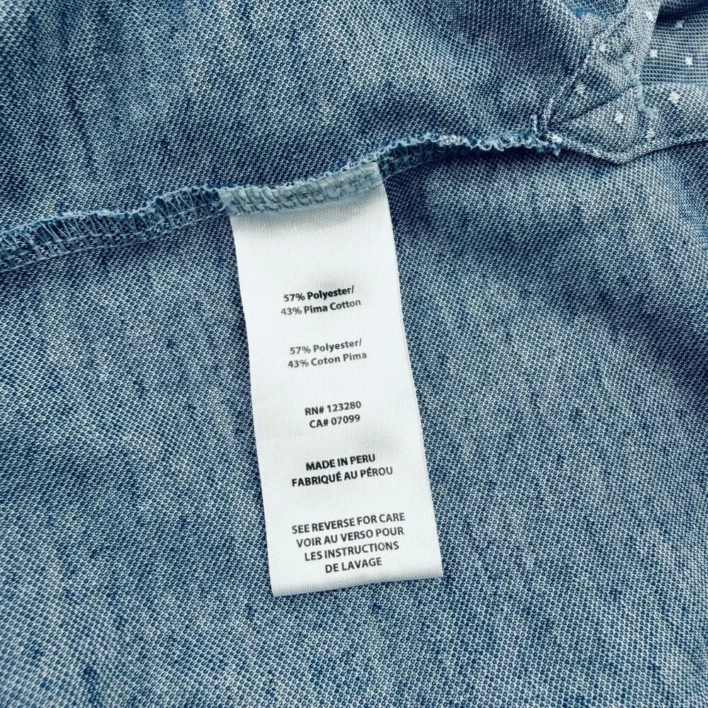 TravisMathew Blue Golf Polo XXL - Picture 8 of 11